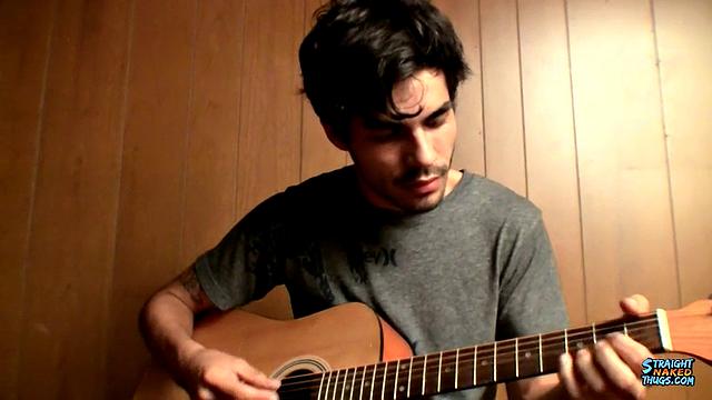 Devin Reynolds Shows Off Guitar Skills And Stroking