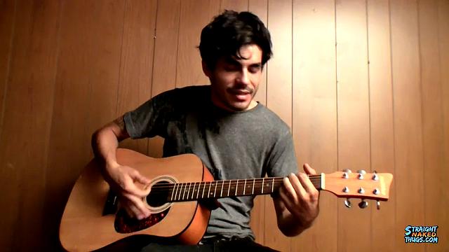 Devin Reynolds Shows Off Guitar Skills And Stroking