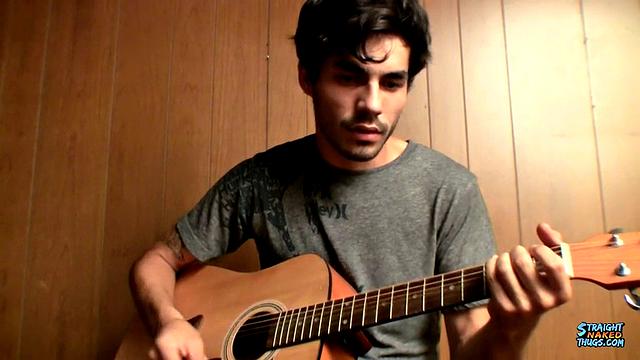 Devin Reynolds Shows Off Guitar Skills And Stroking