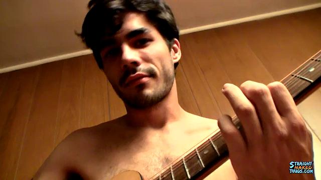 Devin Reynolds Shows Off Guitar Skills And Stroking