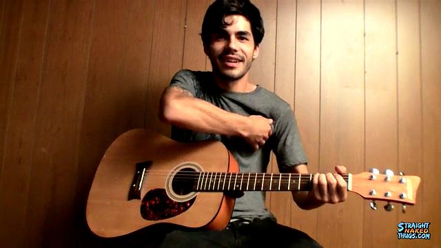 Devin Reynolds Shows Off Guitar Skills And Stroking