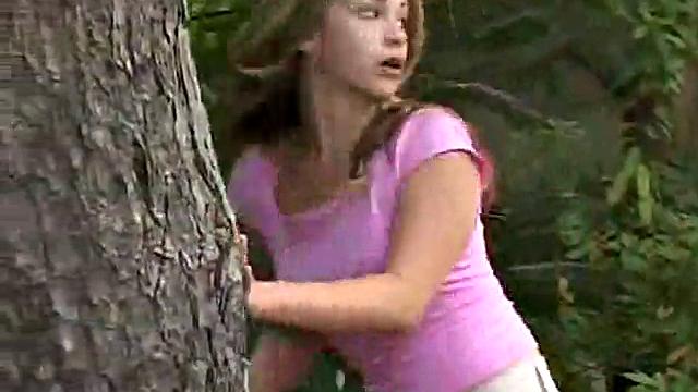 Watch Horny Teen Little April At The Farm