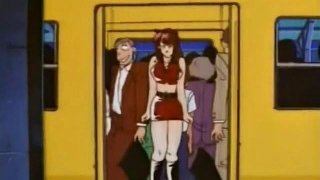 Hot anime babe in high heels gets her tight pussy drilled hard by the Doctor
