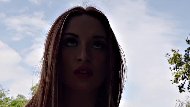 Watch this tattooed Euro chick take on four guys in reverse cowgirl & deepthroat action