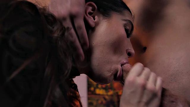 Natural Tits Kasey Warner Tugs Her Bush While Banging Jay Romero Hardcore