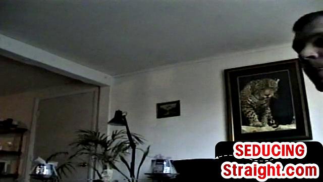 Vintage straight dude cocksucked by jock