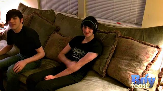 William and Aron film their intense gay hookup
