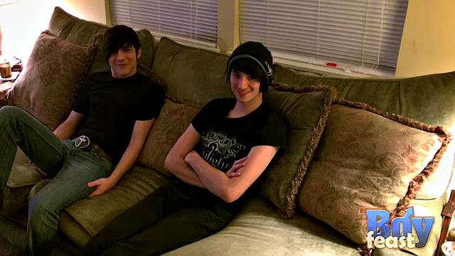 William and Aron film their intense gay hookup