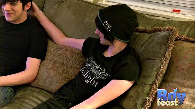 William and Aron film their intense gay hookup