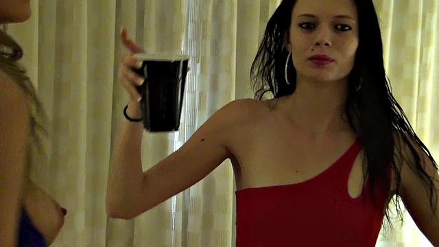 Irrational Security gets kinky with a group of horny sluts in a bedroom