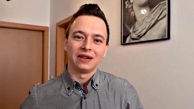 Santa Claus Hunter bangs his girlfriend in POV with his longhair skills