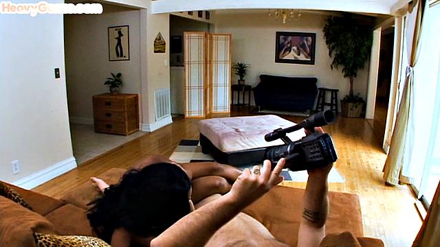 Homemade ebony drilled by big dick in wet pussy hole