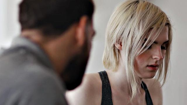 Trans babe rimmed and drilled in erotic couple