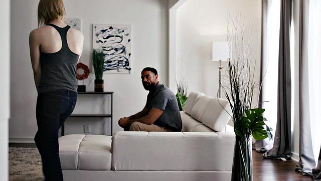 Trans babe rimmed and drilled in erotic couple