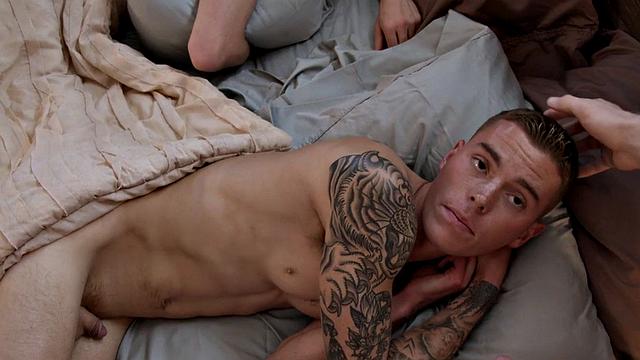 Athletic stepbro blowing before breeding until spraying jizz