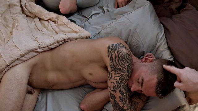 Athletic stepbro blowing before breeding until spraying jizz