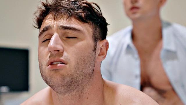 HETEROFLEXIBLE - Pervert Doctor Dakota Payne Starts Jerking Off During Michael Boston Exam