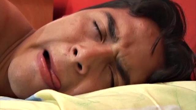 Latin twink Bernard wakes up with a case of morning wood and decides to relieve the tension.  The covers come off and he strips naked. A boy fucking him would be ideal right now, but his finger will have to do.