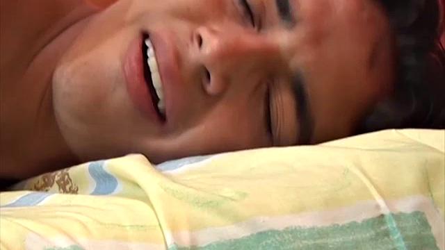 Latin twink Bernard wakes up with a case of morning wood and decides to relieve the tension.  The covers come off and he strips naked. A boy fucking him would be ideal right now, but his finger will have to do.