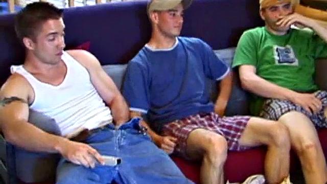 Intense blowjob for a straight guy who can't resist the thrill of another man's mouth