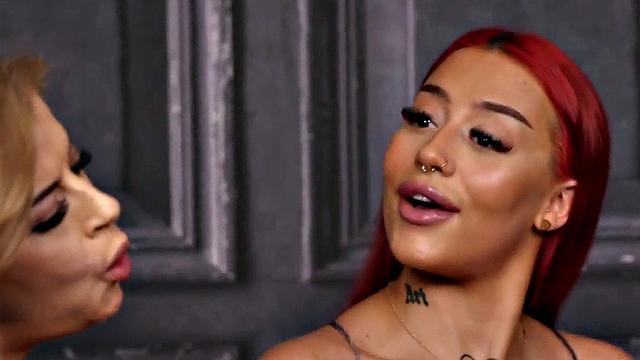 CFNM British ladies suck dick in group BJ and HJ