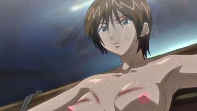 Hairy teen gets tied up & pounded with dildo in bondage video