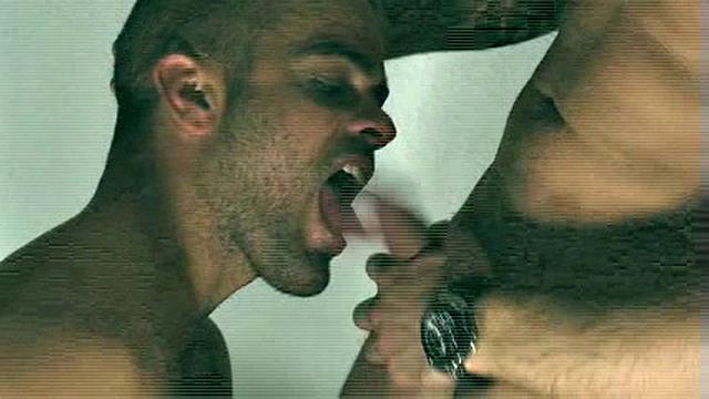 Manuel Lopez caught in the act with another man and can't resist the tension