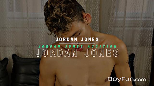 Jordan Jones checks out more than his friend's new couch