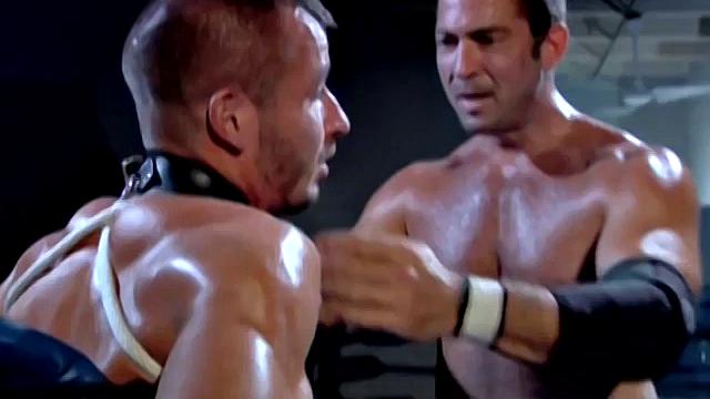 Bryce Pierce, Rojer Beaumont, and Luca Ciccone in a hot gay threesome