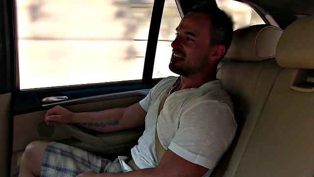 Cabbie Wants to Ride in the Backseat of Your Taxi with Her Massive Tits and a Blonde Mouth