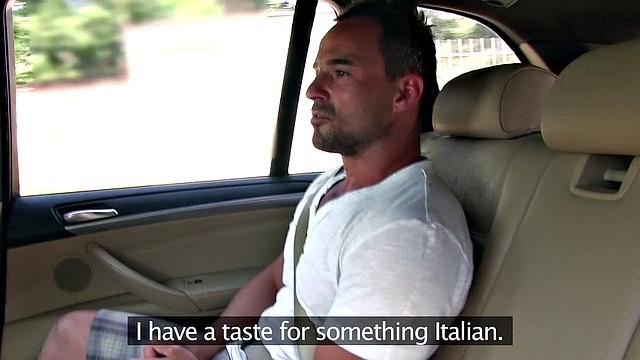 Cabbie Wants to Ride in the Backseat of Your Taxi with Her Massive Tits and a Blonde Mouth