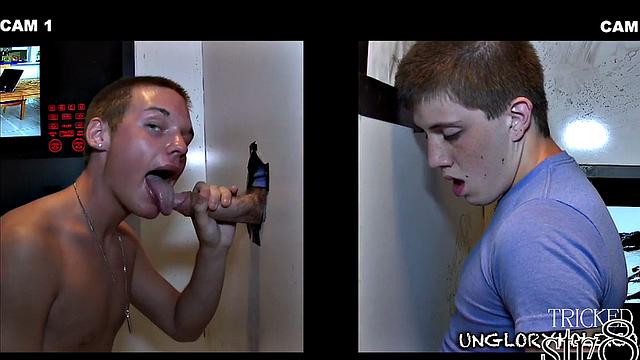 Straight jock sucked by gay lips