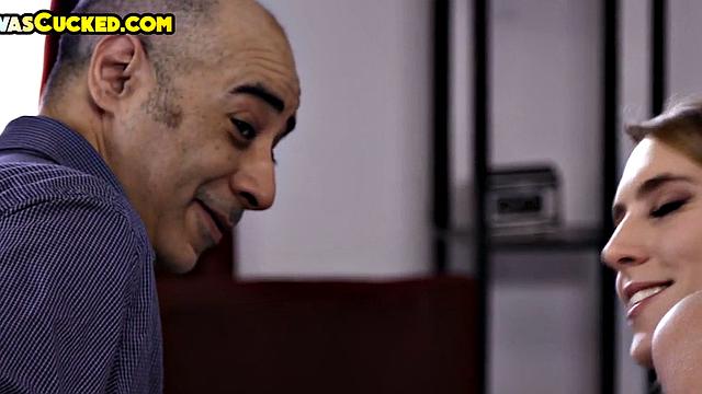 IR bride cucks hubby after wedding with BBC dude