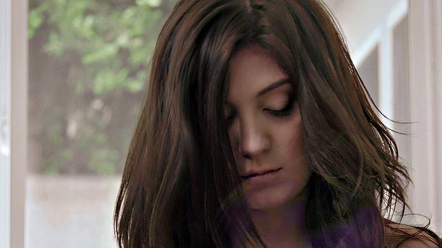 Nasty Neighbor moans in pleasure while getting her ass licked and fucked in a threesome