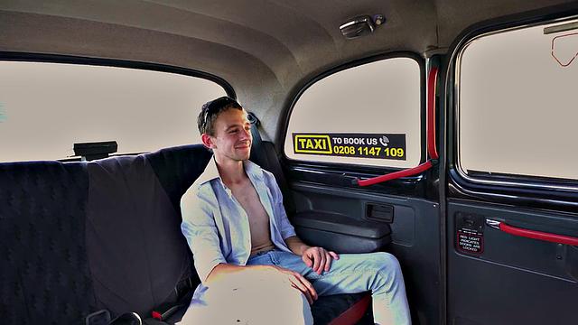 Get a Discount on Your Orgasm with This Sexy Cabbie's Trimmed Pussy and Sneakers