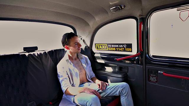 Get a Discount on Your Orgasm with This Sexy Cabbie's Trimmed Pussy and Sneakers