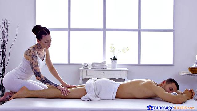 Tattooed Dutch girl loves to please