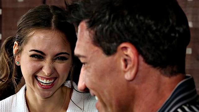 ADULT TIME - Spinner Teen Riley Reid Gives Slippery Nuru Massage To Big Dick Client!