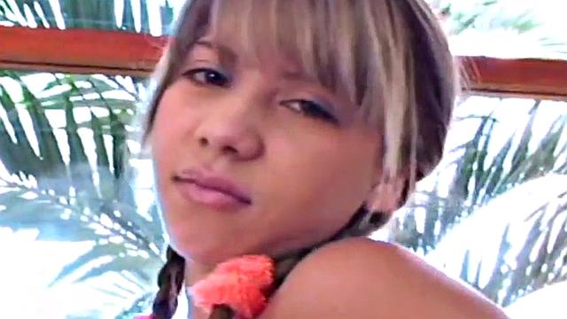 Sweet petite teen masturbation