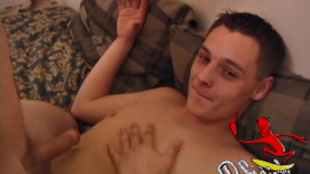 Gunner and Roar start out naked and quickly get into their oral favors. This time Gunner makes it past Roar's remarkable skills in enough time to fuck his ass.