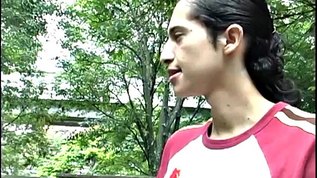 Young Latinos Checho and Octavio meet up in the park and head for the bedroom. There, the two horny boys make out as they undress. Once naked, big uncut cocks get sucked and each tastes the other's asshole.