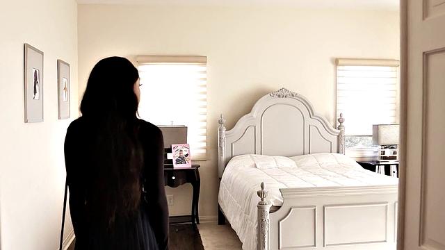 Busty babe doggystyled by friend's dick