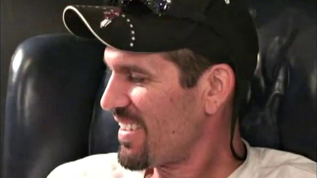 This is Mickey's second session. The handsome man says his wife left him a while ago. Maybe that's because he wants to be a gigolo to older women! In any case, she's back now. This 38 year old is a father of 5 and works in construction.