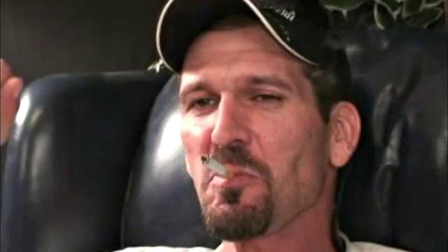 This is Mickey's second session. The handsome man says his wife left him a while ago. Maybe that's because he wants to be a gigolo to older women! In any case, she's back now. This 38 year old is a father of 5 and works in construction.