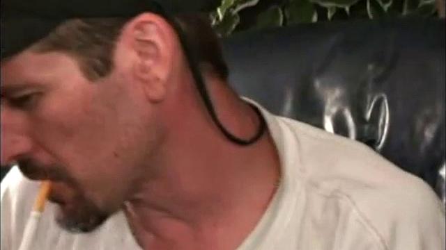 This is Mickey's second session. The handsome man says his wife left him a while ago. Maybe that's because he wants to be a gigolo to older women! In any case, she's back now. This 38 year old is a father of 5 and works in construction.