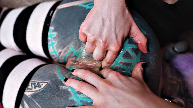 Pet Dominatrix Controls Tattooed Cat-girl