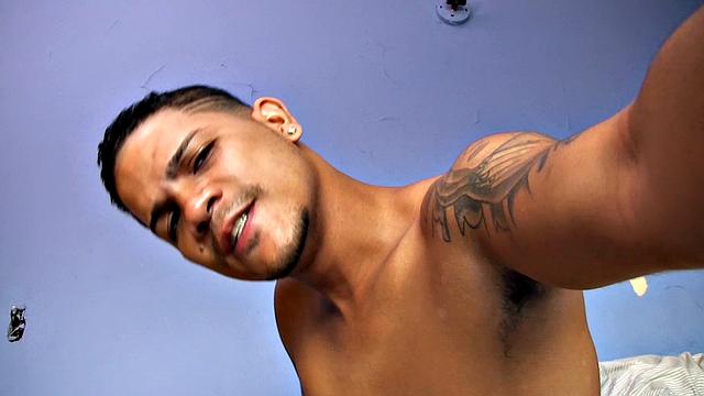 Chuy is back for a solo everyone will enjoy. Just look at that cute face, big cock and please let me fuck you eyes. He's got that bad boy look going on and it plays well as he strips down and pulls out his cock.