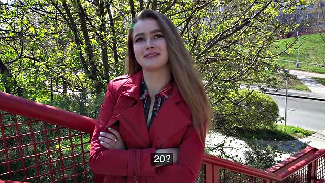 Public slut pleasuring cock in bathroom POV deepthroat