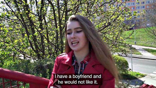 Public slut pleasuring cock in bathroom POV deepthroat