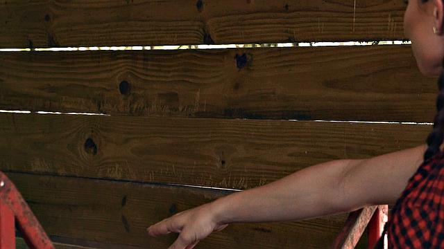 Teen Creeper Aidra Fox Farm Girl Roped And Thrashed